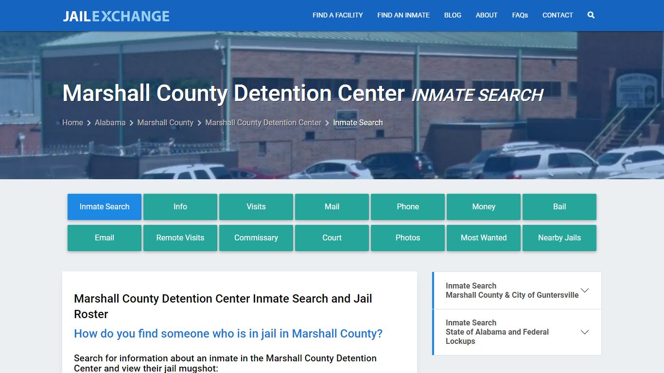 Marshall County Detention Center Inmate Search - Jail Exchange